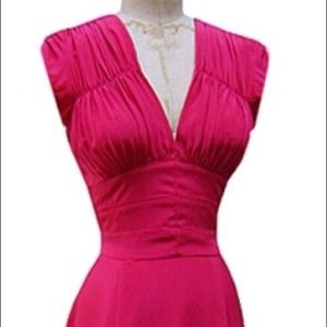 Trashy Diva red 1940s dress